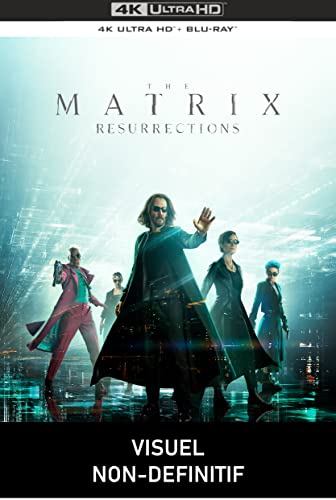 Matrix Resurrections [4K Ultra HD + Blu-Ray-Édition boîtier SteelBook] 1